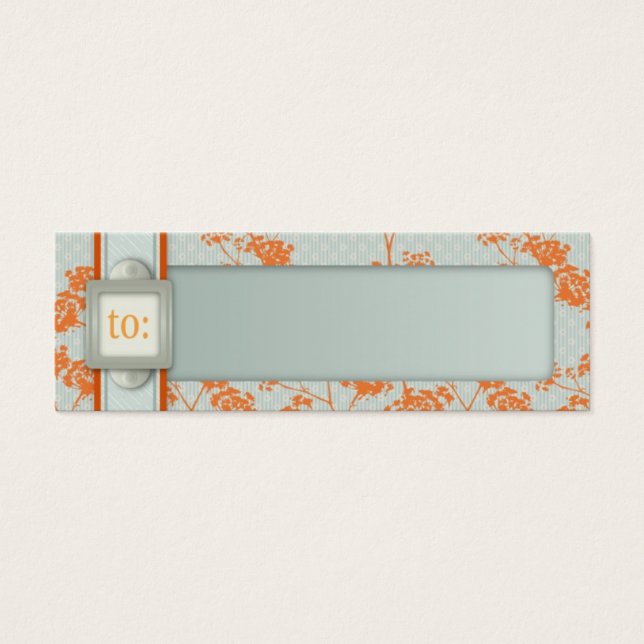 Haiku Baby Skinny Gift Tag (Front)