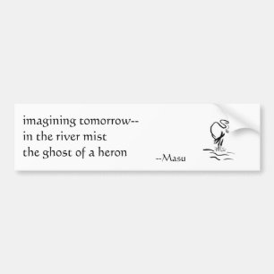 haiku bumper sticker