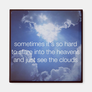 haiku Fridge Magnet - Sometime It's So Hard