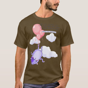 Haiku the Hamster  Hot Pink Balloons Float T-Shirt