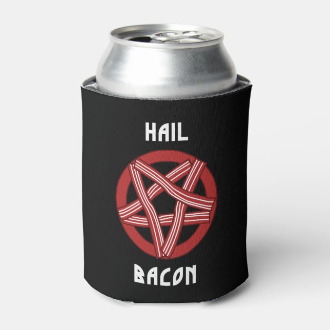 Hail Bacon Can Cooler (Can Front)