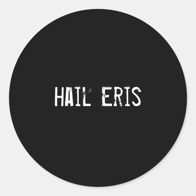 hail Eris Classic Round Sticker (Front)