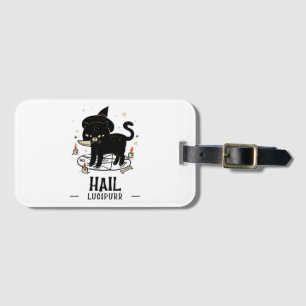 Hail Lucipurr Luggage Tag