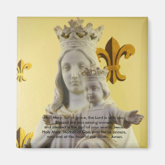 Hail Mary, full of grace Magnet