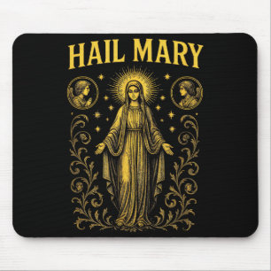 Hail Mary - Lady Guadalupe Christian Art  Mouse Pad