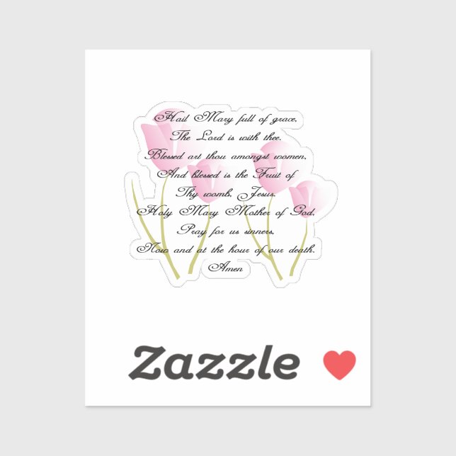 Hail Mary Prayer (Sheet)