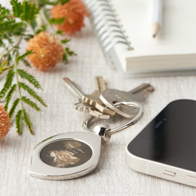 Hail Mary Prayer  Key Ring (Side)
