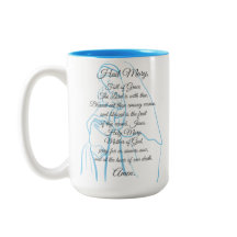 Hail Mary Prayer Mug