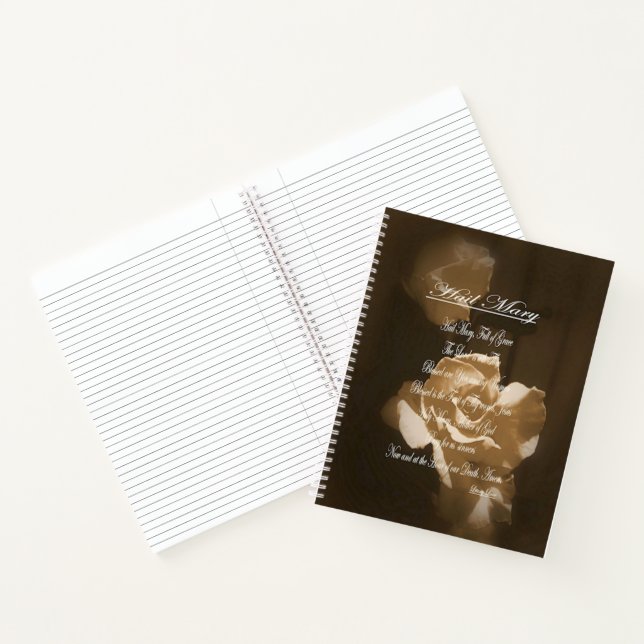 Hail Mary Prayer Notebook (Inside)