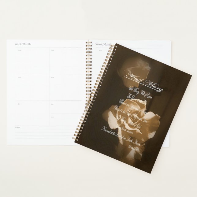 Hail Mary Prayer Planner (Display)