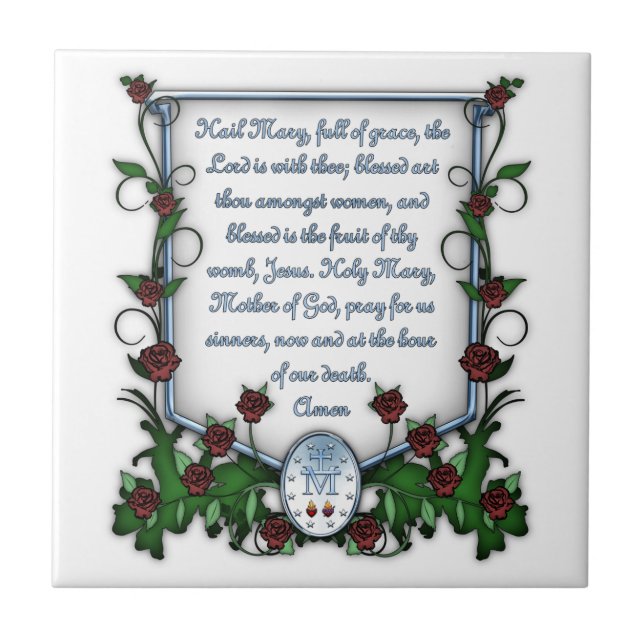 Hail Mary Tile (Front)