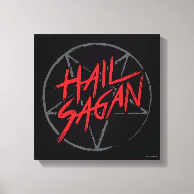 Hail Sagan Canvas Print (Front)