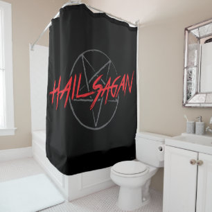 Hail Sagan Shower Curtain
