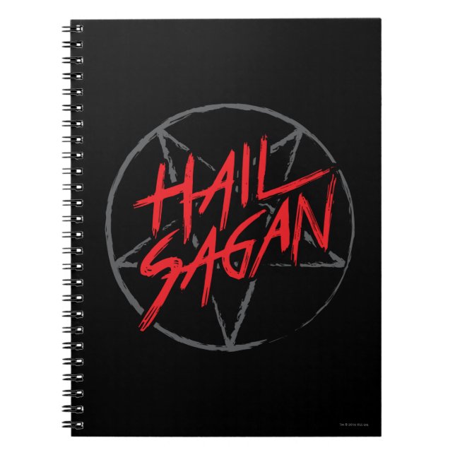 Hail Sagan Spiral Notebook (Front)