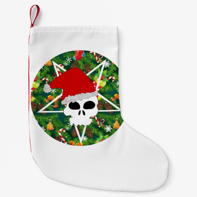 hail santa christmas stocking (Front)