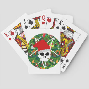 hail santa playing cards