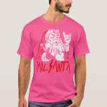 Hail Santa Sleigher Heavy Metal Christmas Xmas Roc T-Shirt<br><div class="desc">Hail Santa Sleigher Heavy Metal Christmas Xmas Rock Roll: This festive item showcases a humourous and edgy image for holiday celebrations. It's perfect for those who enjoy alternative holiday themes and making a bold statement.</div>
