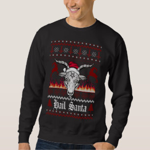 Hail Santa Ugly Christmas Sweater Matching Family 
