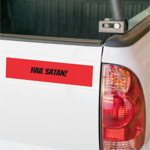 Hail Satan Bumper Sticker