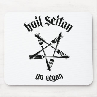 Hail Seitan 1.1 (black) Mouse Pad