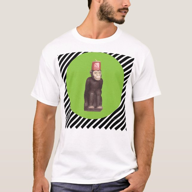 hail the fez-Monkey! T-Shirt (Front)