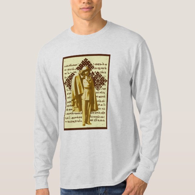 Haile I Selassie Long Sleeve Shirt (Front)