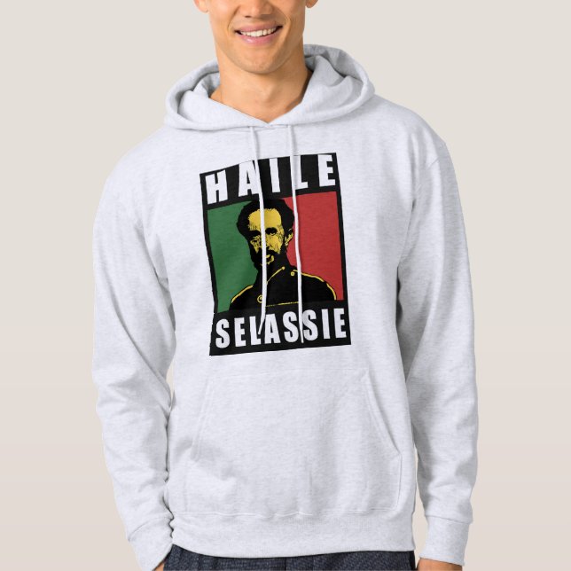 Haile Selassie Emperor - Reggae - Hoodie (Front)