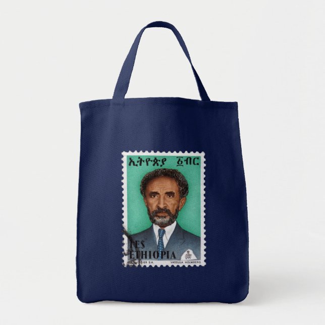 Haile Selassie Empire OF Ethiopia Rastafari Bag (Front)
