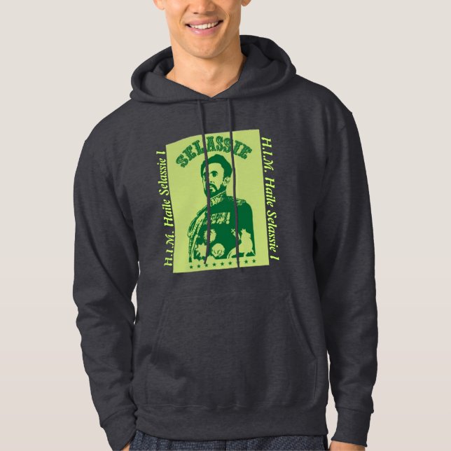 Haile Selassie I H.I.M. Hoodie (Front)