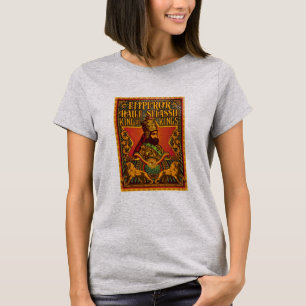 Haile Selassie I HIM Jah Rastafari Rasta Jah Bless T-Shirt