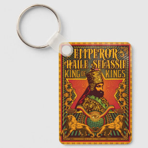 Haile Selassie I Jah Rastafari Rasta Reggae Roots  Key Ring