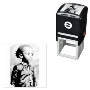 Haile Selassie I Jah Rastafari Wood Art Stamp