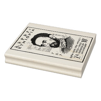 Haile Selassie I Jah Rastafari Wood Art Stamp