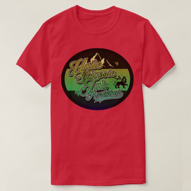 Haile Selassie I Label T-Shirt (Design Front)