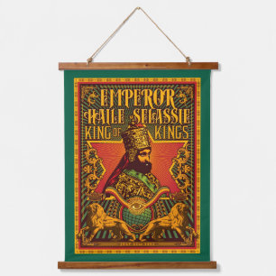 Haile Selassie Jah Rastafari Rasta Reggae Roots  Hanging Tapestry