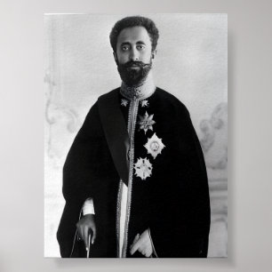 Haile Selassie Jah Rastafari Rasta Reggae Roots   Poster