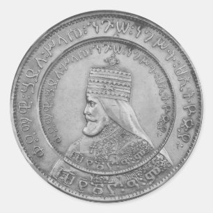 Haile Selassie Jah Rastafari Reggae Rasta Roots  Classic Round Sticker