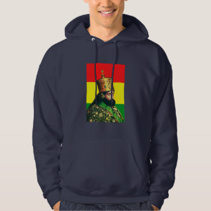 Haile Selassie Jah Rastafari Reggae Rasta Roots Hoodie