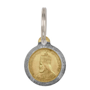 Haile Selassie Jah Rastafari Reggae Rasta Roots Tr Pet Tag