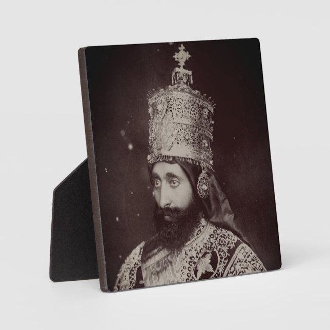 Haile Selassie Jah Rastafarie Rasta Roots poster Plaque (Front)