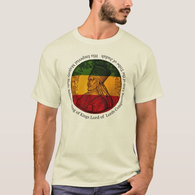 Haile Selassie King of Kings T-shirt (Front)