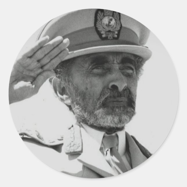 Haile Selassie - Messiah - Jah Rastafari Sticker (Front)