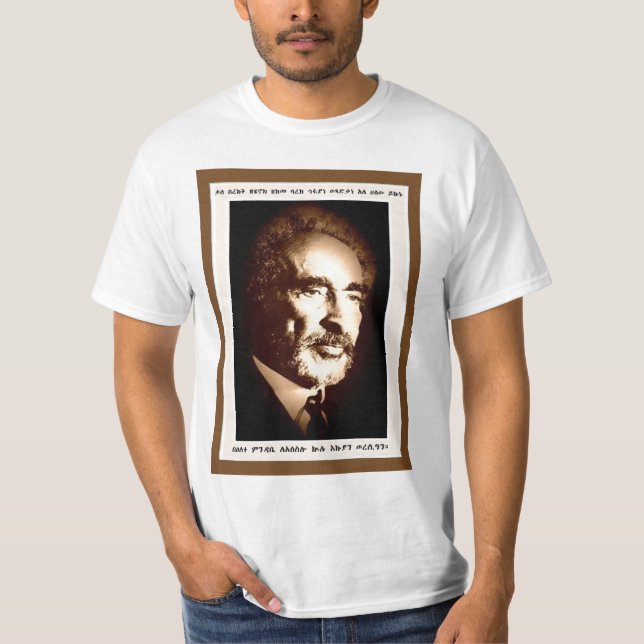 Haile Selassie Portrait Shirt (Front)