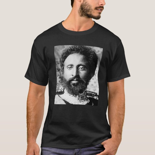 Haile Selassie Portrait T-Shirt (Front)