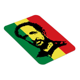 Haile Selassie - Rastafara - Reggae Rasta Magnet