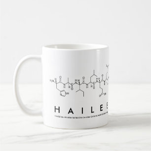 Hailee peptide name mug