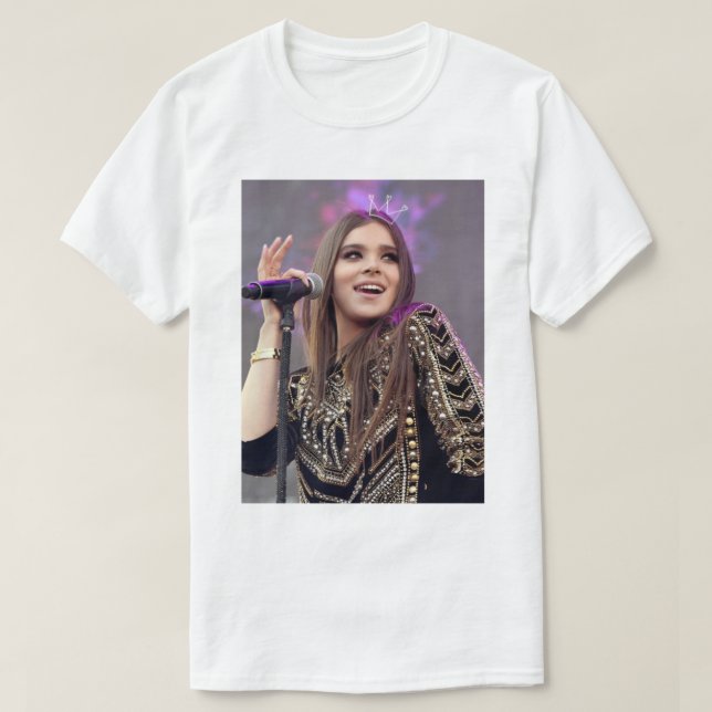 Hailee Steinfeld T-Shirt (Design Front)