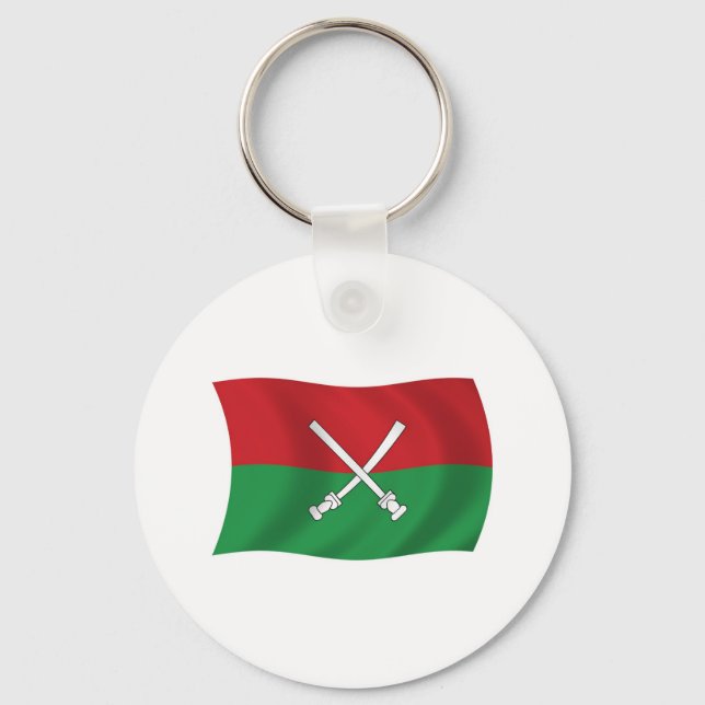 Hainan Li & Miao Flag Keychain (Front)