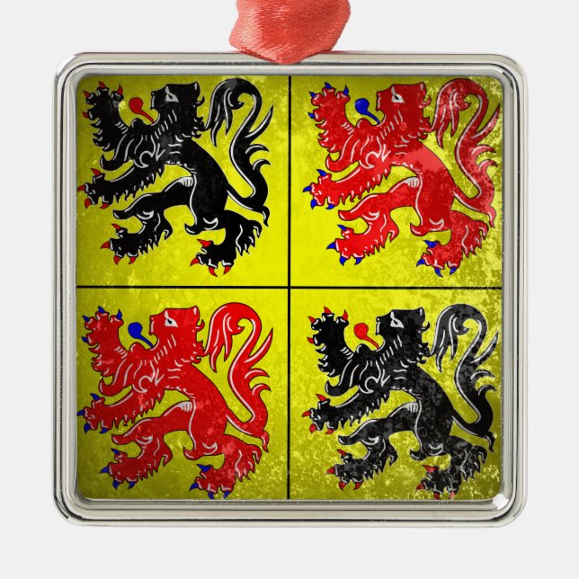 Hainaut Metal Tree Decoration (Front)