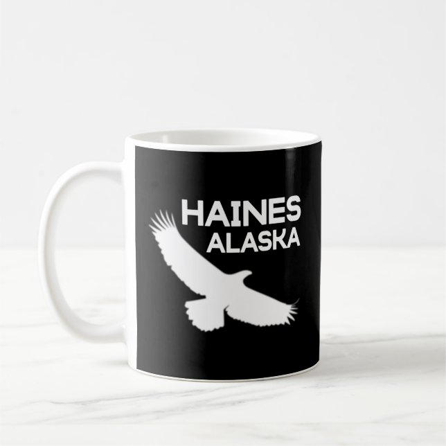 Haines Alaska Eagle Coffee Mug (Left)